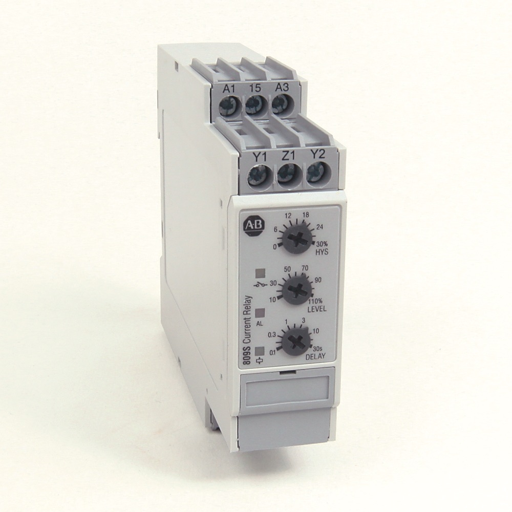 Allen-Bradley MachineAlert 809S 1-Phase Current Relay 809S-C1-10A-230 809S-C1-10A-230