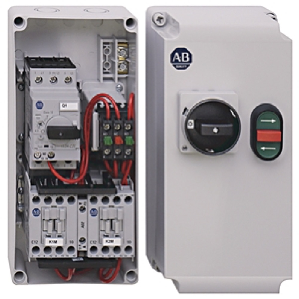 Allen-Bradley Enclosed Reversing Combo Starter 107C-09LD-CA40X-1M 107C-09LD-CA40X-1M
