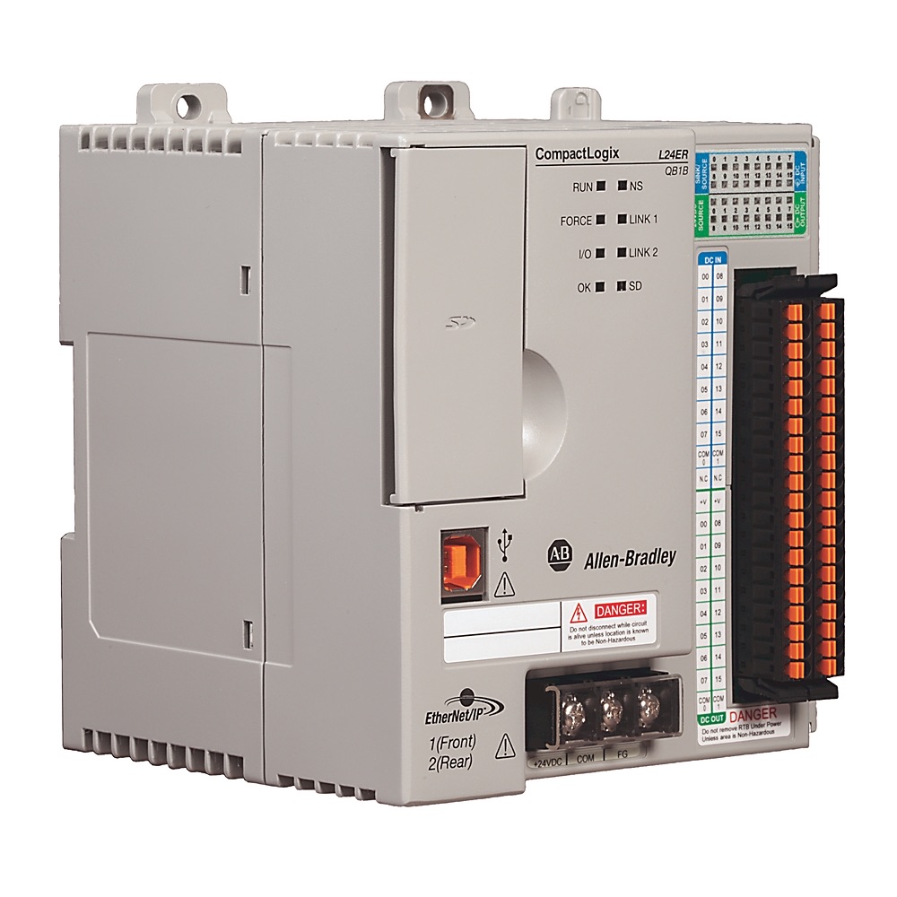 Allen-Bradley CompactLogix 750KB DI/O Controller 1769-L24ER-QB1B 1769-L24ER-QB1B