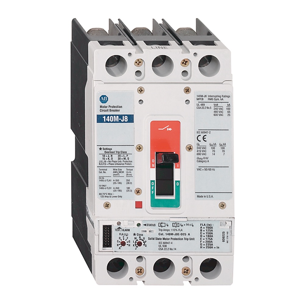 Allen-Bradley Motor Circuit Protector Circuit-Breaker 140M-J8P-D20 140M-J8P-D20