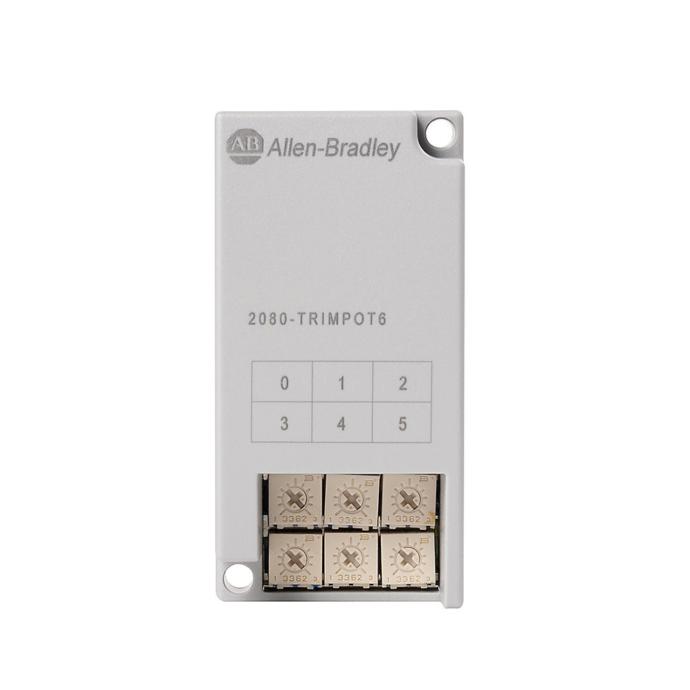 Allen-Bradley Micro800 6 Point Trim Pot Plug-In 2080-TRIMPOT6 2080-TRIMPOT6