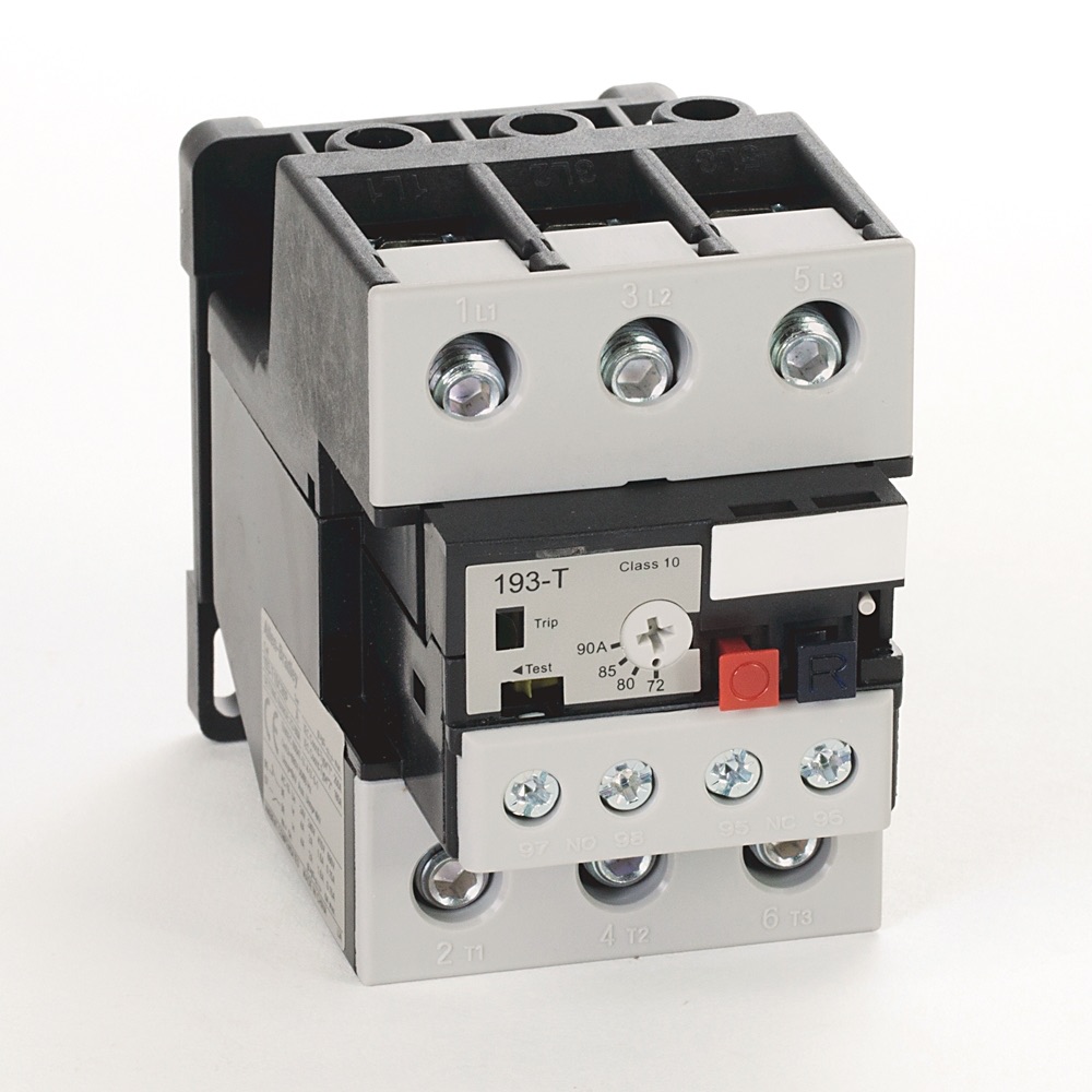 Allen-Bradley 72-90 A IEC Bimetallic Overload Relay 193-T1DC90P 193-T1DC90P