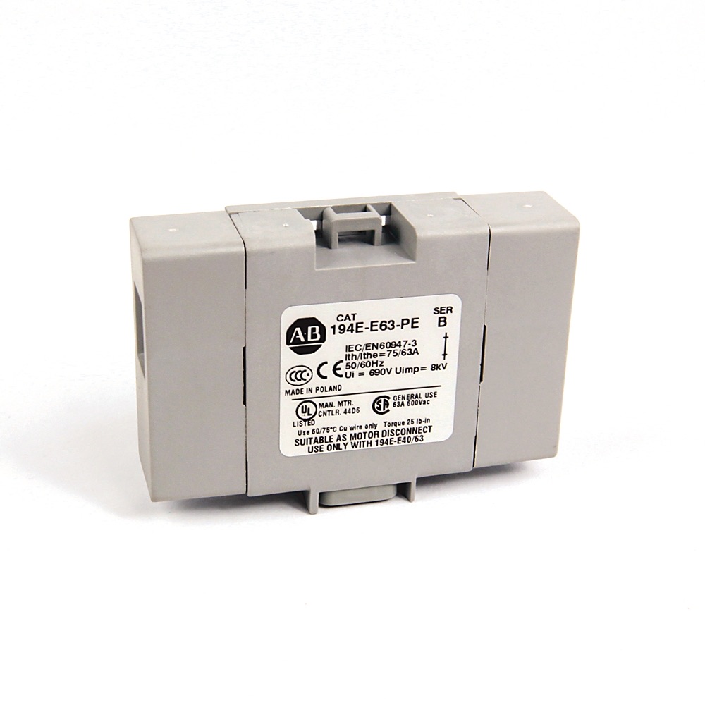 Allen-Bradley 194E Earthing-Grounding Terminal 194E-E63-PE 194E-E63-PE