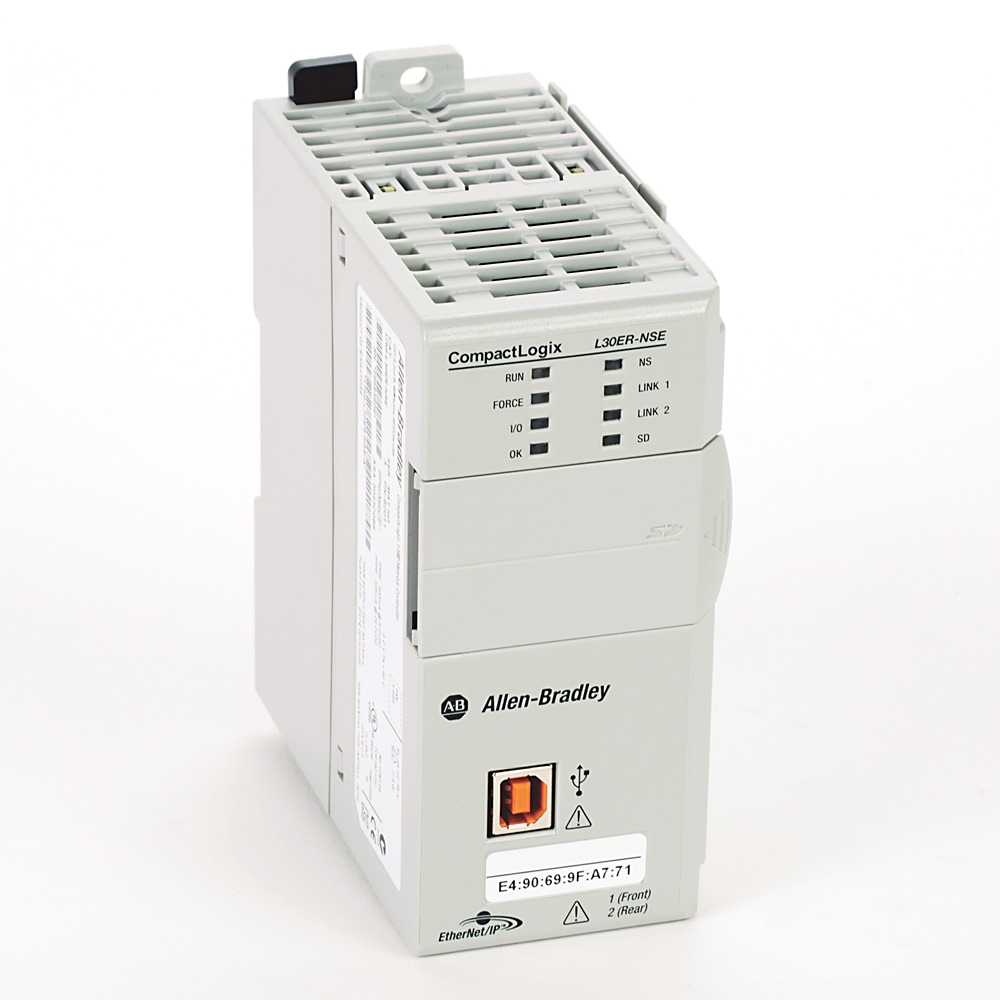 Allen-Bradley CompactLogix 1 MB No Cap Controller 1769-L30ER-NSE 1769-L30ER-NSE