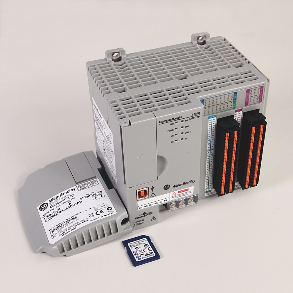 Allen-Bradley CMPLX 512KB Enet DI/O  Controller 1769-L23E-QB1B 1769-L23E-QB1B