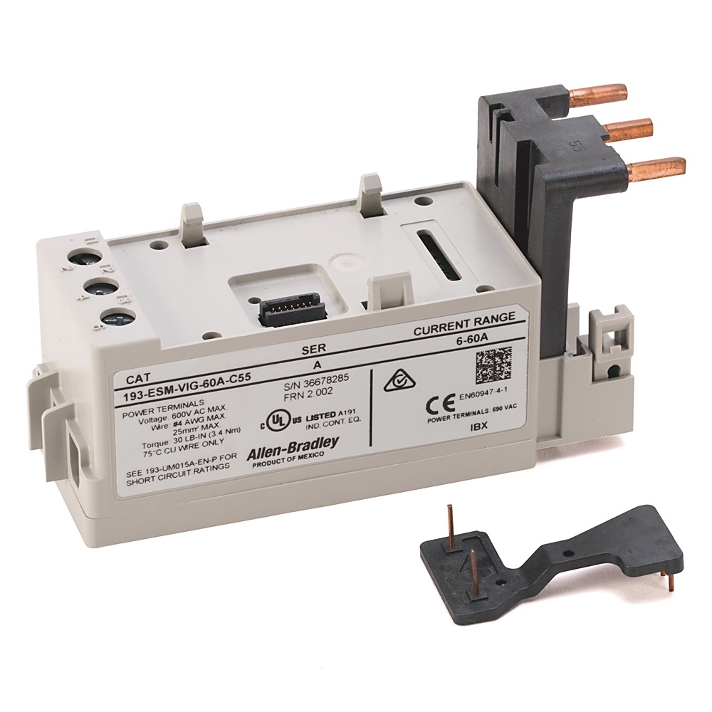 Allen-Bradley E300/E200 60 Amp Sensing Module 193-ESM-VIG-60A-C55 193-ESM-VIG-60A-C55