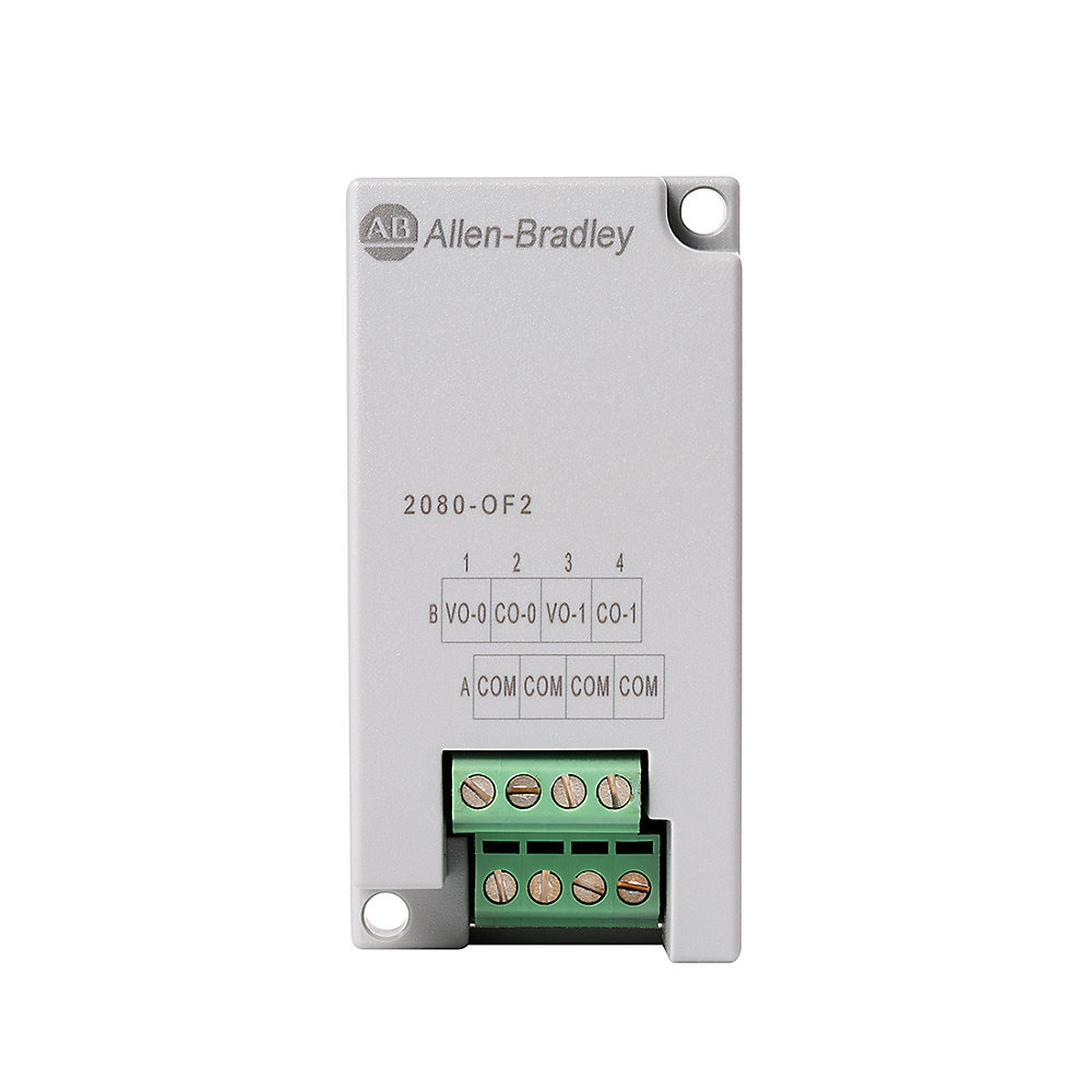 Allen-Bradley Micro800 2 Point Analog Output Plug-In 2080-OF2 2080-OF2